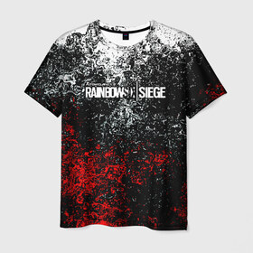 Мужская футболка 3D с принтом RAINBOW SIX в Екатеринбурге, 100% полиэфир | прямой крой, круглый вырез горловины, длина до линии бедер | action | game | rainbow six siege | tom clancys | игры | осада | радуга | радуга 6 | том кленси | шутер