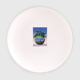 Тарелка с принтом Рене Магритт в Екатеринбурге, фарфор | диаметр - 210 мм
диаметр для нанесения принта - 120 мм | Тематика изображения на принте: живопись | искусство | картина | художники | шедевры