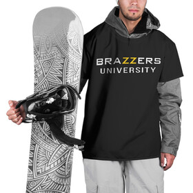 Накидка на куртку 3D с принтом Вrazzers university в Екатеринбурге, 100% полиэстер |  | brazers | brazzers | brazzers university | бразерс | бразэрс | университет бразерс