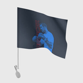 Флаг для автомобиля с принтом Krusher в Екатеринбурге, 100% полиэстер | Размер: 30*21 см | boxing | kovalev | krusher | sergey kovalev | wbo | бокс | ковалев