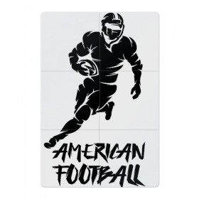 Магнитный плакат 2Х3 с принтом American football в Екатеринбурге, Полимерный материал с магнитным слоем | 6 деталей размером 9*9 см | Тематика изображения на принте: american football | ball | helmet | player | run | sport | sportsman | usa | американский футбол | бег | игра | игрок | мяч | поиска	game | спорт | спортсмен | сша | шлем