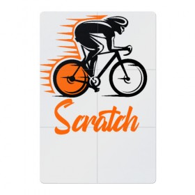 Магнитный плакат 2Х3 с принтом Scratch в Екатеринбурге, Полимерный материал с магнитным слоем | 6 деталей размером 9*9 см | bicycle racer | bicycling | bike | helmet | race | scratch | speed | sportsman | trek | велогонка | велогонщик | велосипед | гонка | скорость | спортсмен | трек | шлем