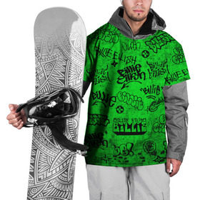 Накидка на куртку 3D с принтом Billie Eilish Graffiti Grunge в Екатеринбурге, 100% полиэстер |  | Тематика изображения на принте: billie | eilish | graffiti | grunge | айлиш | билли | граффити | татуировки