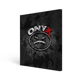 Холст квадратный с принтом Onyx в Екатеринбурге, 100% ПВХ |  | Тематика изображения на принте: fredro starr | onyx | rap | sonny seeza | sticky fingaz | оникс | рэп