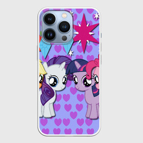 Чехол для iPhone 13 Pro с принтом пони стар в Екатеринбурге,  |  | my little pony | pinkie pie | scootaloo | spike | sweaty balls | искорка | крошка бель | маленькие пони | мульфтфильм | пони | скутолу | эппл блум