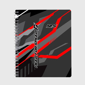 Тетрадь с принтом Need for Speed в Екатеринбурге, 100% бумага | 48 листов, плотность листов — 60 г/м2, плотность картонной обложки — 250 г/м2. Листы скреплены сбоку удобной пружинной спиралью. Уголки страниц и обложки скругленные. Цвет линий — светло-серый
 | games | heat | most | nfs mw | off | payback | racing | reviews | rip | wanted | авто | вип | гонки | жажда скорости | класс | машины | нид | симулятор | фор