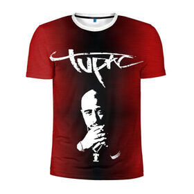 Мужская футболка 3D спортивная с принтом 2Pac в Екатеринбурге, 100% полиэстер с улучшенными характеристиками | приталенный силуэт, круглая горловина, широкие плечи, сужается к линии бедра | 2 pac | 2 pack | 2 pak | 2pack | 2pak | gangsta | gangster | hiphop | makaveli | mc new york | rap | thug life | tu pac | tupac | tupac shakur | tupack | two pac | west coast | гангста | реп | рэп | ту пак | тупак