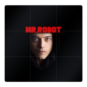 Магнитный плакат 3Х3 с принтом Mr.robot в Екатеринбурге, Полимерный материал с магнитным слоем | 9 деталей размером 9*9 см | 