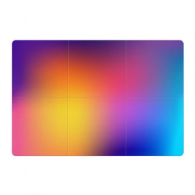 Магнитный плакат 3Х2 с принтом Abstract gradient colors в Екатеринбурге, Полимерный материал с магнитным слоем | 6 деталей размером 9*9 см | abstract | colors | gradient | абстракция | градиент | перелив | цвет | цветовой