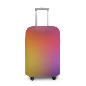 Чехол для чемодана 3D с принтом Abstract gradient colors в Екатеринбурге, 86% полиэфир, 14% спандекс | двустороннее нанесение принта, прорези для ручек и колес | abstract | colors | gradient | абстракция | градиент | перелив | цвет | цветовой