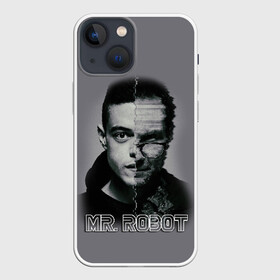 Чехол для iPhone 13 mini с принтом Мистер Робот в Екатеринбурге,  |  | mr. robot | мистер робот | сериал | фильм | хакер | элиот | эллиот