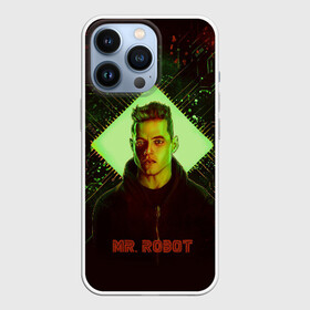 Чехол для iPhone 13 Pro с принтом Мистер Робот в Екатеринбурге,  |  | mr. robot | мистер робот | сериал | фильм | хакер | элиот | эллиот