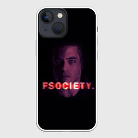 Чехол для iPhone 13 mini с принтом Мистер Робот в Екатеринбурге,  |  | mr. robot | мистер робот | сериал | фильм | хакер | элиот | эллиот