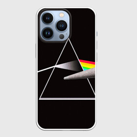 Чехол для iPhone 13 Pro с принтом PINK FLOYD в Екатеринбурге,  |  | music | pink floyd | the dark side of the moon | космос | луна | музыка | пинк флойд | призма | рок | треугольник | триангулярная призма