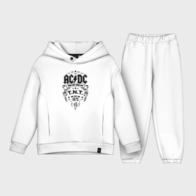 Детский костюм хлопок Oversize с принтом AC DC run for your life в Екатеринбурге,  |  | ac dc | acdc | acdc ас дс | австралийская | ангус янг | асдс | блюз | группа | крис слэйд | метал | молния | музыка | музыканты | певцы | рок | рок н ролл | стиви янг | хард | хардрок | эксл роуз