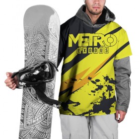 Накидка на куртку 3D с принтом Metro Exodus в Екатеринбурге, 100% полиэстер |  | Тематика изображения на принте: 