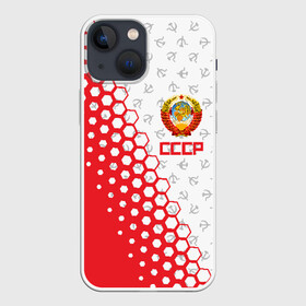 Чехол для iPhone 13 mini с принтом СССР в Екатеринбурге,  |  | backing ussr | made in ussr. | ussr | бывший ссср | времена ссср | годы ссср | ссср | фото ссср