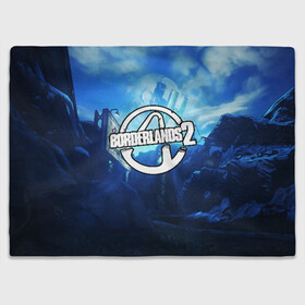 Плед 3D с принтом BORDERLANDS 2 в Екатеринбурге, 100% полиэстер | закругленные углы, все края обработаны. Ткань не мнется и не растягивается | bl3 | borderlands | borderlands 3 | game | guns | mayhem is coming | psycho | roses are red | vault | vault symbol | игры | пустошь