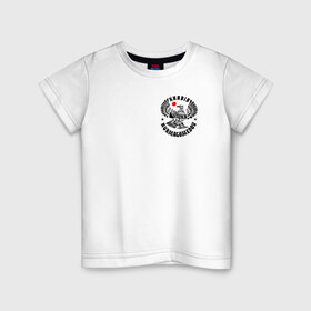 Детская футболка хлопок с принтом ХАБИБ (НА СПИНЕ) в Екатеринбурге, 100% хлопок | круглый вырез горловины, полуприлегающий силуэт, длина до линии бедер | khabib | khabib nurmagomedov | mma | мма | хабиб | хабиб нурмагомедов