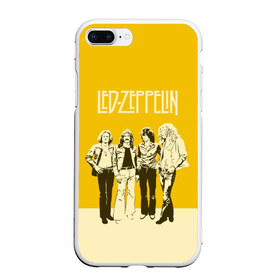 Чехол для iPhone 7Plus/8 Plus матовый с принтом Led Zeppelin в Екатеринбурге, Силикон | Область печати: задняя сторона чехла, без боковых панелей | Тематика изображения на принте: led | led zep | led zeppelin | ledzep | lz | zoso | группа | джимми пейдж | джон генри бонэм | джон пол джонс | зосо | лед зепелен | лед зеппелин | ледзепелен | ледзеппелин | роберт плант | рок