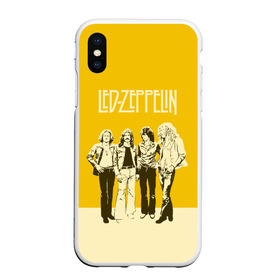 Чехол для iPhone XS Max матовый с принтом Led Zeppelin в Екатеринбурге, Силикон | Область печати: задняя сторона чехла, без боковых панелей | led | led zep | led zeppelin | ledzep | lz | zoso | группа | джимми пейдж | джон генри бонэм | джон пол джонс | зосо | лед зепелен | лед зеппелин | ледзепелен | ледзеппелин | роберт плант | рок