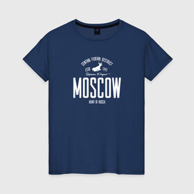Женская футболка хлопок с принтом Москва Iron в Екатеринбурге, 100% хлопок | прямой крой, круглый вырез горловины, длина до линии бедер, слегка спущенное плечо | Тематика изображения на принте: i love moscow | moscow | город | москва | мск | регион | я люблю москву