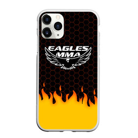 Чехол для iPhone 11 Pro матовый с принтом EAGLES MMA ХАБИБ в Екатеринбурге, Силикон |  | eagles mma | khabib | khabib nurmagomedov | mma | мма | хабиб | хабиб нурмагомедов