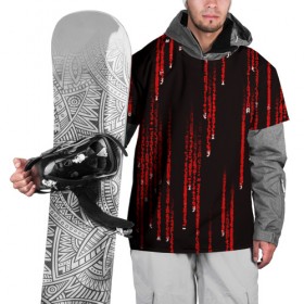 Накидка на куртку 3D с принтом МАТРИЧНЫЙ КОД в Екатеринбурге, 100% полиэстер |  | hugo weaving | pc | the matrix | код | компьютеры | матрица | матрица 4 | программист | программный код | цифры