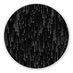 Коврик для мышки круглый с принтом ПРОГРАММНЫЙ КОД НА ЯПОНСКОМ в Екатеринбурге, резина и полиэстер | круглая форма, изображение наносится на всю лицевую часть | hugo weaving | pc | the matrix | код | компьютеры | матрица | матрица 4 | программист | программный код | цифры