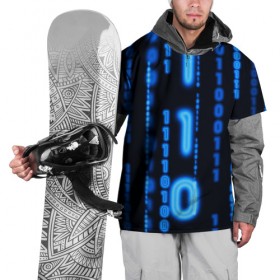 Накидка на куртку 3D с принтом Я ПРОГРАММИСТ в Екатеринбурге, 100% полиэстер |  | hugo weaving | pc | the matrix | код | компьютеры | матрица | матрица 4 | программист | программный код | цифры