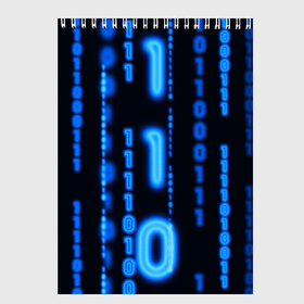 Скетчбук с принтом Я ПРОГРАММИСТ в Екатеринбурге, 100% бумага
 | 48 листов, плотность листов — 100 г/м2, плотность картонной обложки — 250 г/м2. Листы скреплены сверху удобной пружинной спиралью | hugo weaving | pc | the matrix | код | компьютеры | матрица | матрица 4 | программист | программный код | цифры