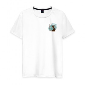 Мужская футболка хлопок с принтом Fishing в Екатеринбурге, 100% хлопок | прямой крой, круглый вырез горловины, длина до линии бедер, слегка спущенное плечо. | рыба | рыбак | рыбалка | снасти | увлечение | улов | хобби