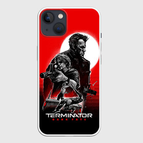 Чехол для iPhone 13 с принтом Terminator: Dark Fate в Екатеринбурге,  |  | dark fate | sarah j. connor | t 800 | terminator | восстание машин | киборг | сара коннор | темные судьбы | терминатор