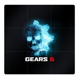 Магнитный плакат 3Х3 с принтом GEARS 5 в Екатеринбурге, Полимерный материал с магнитным слоем | 9 деталей размером 9*9 см | game | games | gears | gears 5 | gears of war | logo | shooter | symbol | war | боевик | вар | войны | гирс | гирс 5 | гирс оф вар | игра | игры | лого | логотип | символ | шестерни | шутер