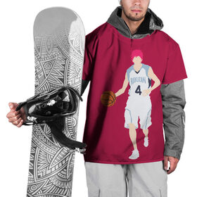 Накидка на куртку 3D с принтом Seijuurou Akashi в Екатеринбурге, 100% полиэстер |  | akashi | basket | basketball | kuroko | kuroko no basket | seijuurou | акаши | баскетбол | куроко | сэйджуро