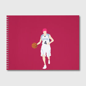 Альбом для рисования с принтом Seijuurou Akashi в Екатеринбурге, 100% бумага
 | матовая бумага, плотность 200 мг. | akashi | basket | basketball | kuroko | kuroko no basket | seijuurou | акаши | баскетбол | куроко | сэйджуро