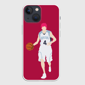 Чехол для iPhone 13 mini с принтом Seijuurou Akashi в Екатеринбурге,  |  | akashi | basket | basketball | kuroko | kuroko no basket | seijuurou | акаши | баскетбол | куроко | сэйджуро