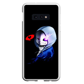 Чехол для Samsung S10E с принтом Undertale в Екатеринбурге, Силикон | Область печати: задняя сторона чехла, без боковых панелей | sans | undertale | андертале | андертейл | игра | подземная история | подземная сказка | санс | ундертале