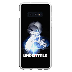 Чехол для Samsung S10E с принтом Undertale в Екатеринбурге, Силикон | Область печати: задняя сторона чехла, без боковых панелей | sans | undertale | андертале | андертейл | игра | подземная история | подземная сказка | санс | ундертале