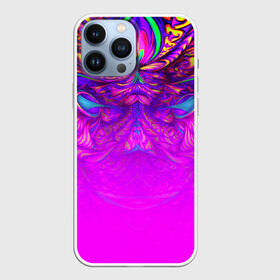 Чехол для iPhone 13 Pro Max с принтом ABSTRACTION в Екатеринбурге,  |  | Тематика изображения на принте: abstract | abstraction | color | geometry | paitnt | psy | абстракция | геометрия | краски | неоновые | психоделика