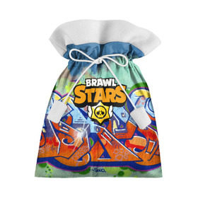 Подарочный 3D мешок с принтом BRAWL STARS в Екатеринбурге, 100% полиэстер | Размер: 29*39 см | android | brawl stars | games | mobile game | stars | игры | мобильные игры