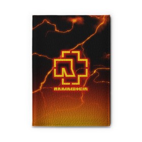 Обложка для автодокументов с принтом RAMMSTEIN (FIRE STORM) в Екатеринбурге, натуральная кожа |  размер 19,9*13 см; внутри 4 больших “конверта” для документов и один маленький отдел — туда идеально встанут права | Тематика изображения на принте: rammstein | rock | sehnsucht | германия | группа | немецкая | немецкий | раммштаен | раммштайн | рамштаен | рамштайн | рок