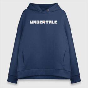 Женское худи Oversize хлопок с принтом UNDERTALE в Екатеринбурге, френч-терри — 70% хлопок, 30% полиэстер. Мягкий теплый начес внутри —100% хлопок | боковые карманы, эластичные манжеты и нижняя кромка, капюшон на магнитной кнопке | asriel dreemurr | chara | frisk | sans | undertale | азриэль дримурр | андертейл | андрайн | гастер | меттатон | санс | фриск | чара