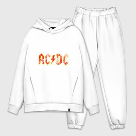 Мужской костюм хлопок OVERSIZE с принтом AC DC в Екатеринбурге,  |  | ac | ac dc | ac dc группа | ac dc лучшее | rock | rock n roll | блюз рок | иси диси | хард рок