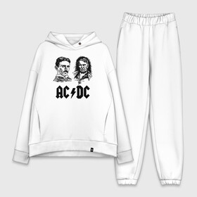 Женский костюм хлопок Oversize с принтом AC DC в Екатеринбурге,  |  | ac dc | acdc | acdc ас дс | австралийская | ангус янг | асдс | блюз | группа | крис слэйд | метал | молния | музыка | певцы | рок | рок н ролл | стиви янг | хард | хардрок | эксл роуз