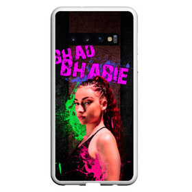 Чехол для Samsung Galaxy S10 с принтом Bhad Bhabie в Екатеринбурге, Силикон | Область печати: задняя сторона чехла, без боковых панелей | Тематика изображения на принте: bad bhabi | bad bhabie | bad fabi | bad phabie | bhabie | bhad fabhi | danielle bregoli | gansta | gucci | hip hop | phabie | rap | trap | бэд фаби | бэд фабия | гучи | реп | рэп | трэп | фабия | хип хоп