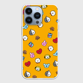 Чехол для iPhone 13 Pro с принтом BT21 в Екатеринбурге,  |  | bt21 | bt21 chimmy | bt21 cooky | bt21 koya | bt21 shooky | bt21 игрушки | bt21 купить | bt21 персонажи | bt21 чонгук | bts | bts 2019 | bts love | k pop | коя bt21 | магазин bt21