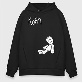 Мужское худи Oversize хлопок с принтом Korn в Екатеринбурге, френч-терри — 70% хлопок, 30% полиэстер. Мягкий теплый начес внутри —100% хлопок | боковые карманы, эластичные манжеты и нижняя кромка, капюшон на магнитной кнопке | korn | koяn | альтернативный | арвизу | гранж | грув | группа | дэвис | корн | коян | лузье | манки | метал | музыка | нюметал | панк | песни | рок | уэлч | филди | филипп | хэд | череп | шаффер