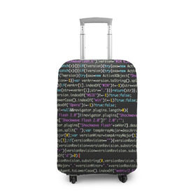 Чехол для чемодана 3D с принтом PHP CODE в Екатеринбурге, 86% полиэфир, 14% спандекс | двустороннее нанесение принта, прорези для ручек и колес | hugo weaving | pc | the matrix | код | компьютеры | матрица | матрица 4 | программист | программный код | цифры