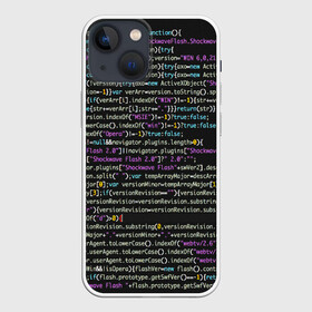 Чехол для iPhone 13 mini с принтом PHP CODE в Екатеринбурге,  |  | Тематика изображения на принте: hugo weaving | pc | the matrix | код | компьютеры | матрица | матрица 4 | программист | программный код | цифры